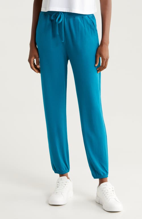 Beyond Yoga Weekend Joggers In Blue