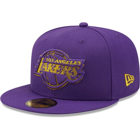 Los Angeles Lakers Embroidery Cap with Net Detailing in Khaki