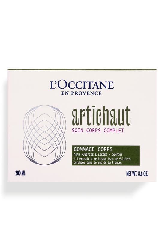 Shop L'occitane Artichaut Body Scrub, 6.9 oz In White