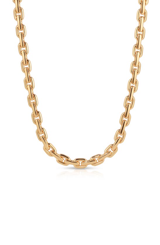 Shop Ettika Oval Chain Necklace In Gold