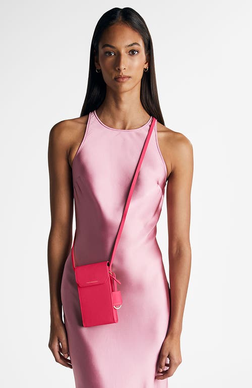 Maison De Sabre Phone Pouch In Shibuya Fuchsia