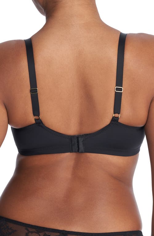 Shop Natori Statement Wireless Full Fit Bra In Blk/cafe