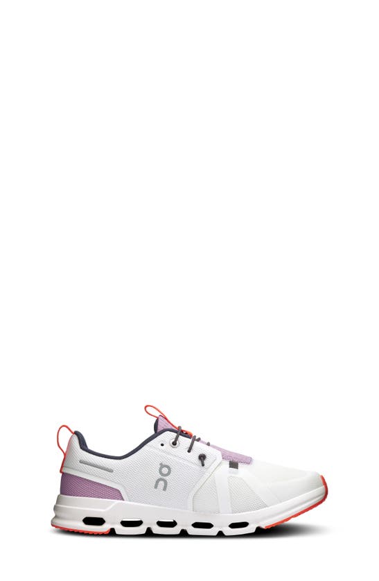 Shop On Kids' Cloud Sky Running Sneaker In Undyed White/ Mauve