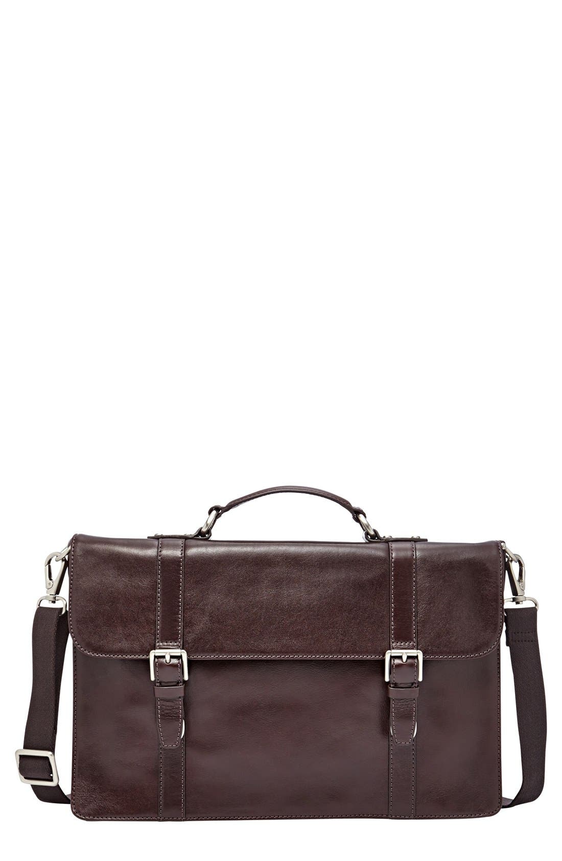 Fossil 'Thompson' Leather Portfolio Nordstrom