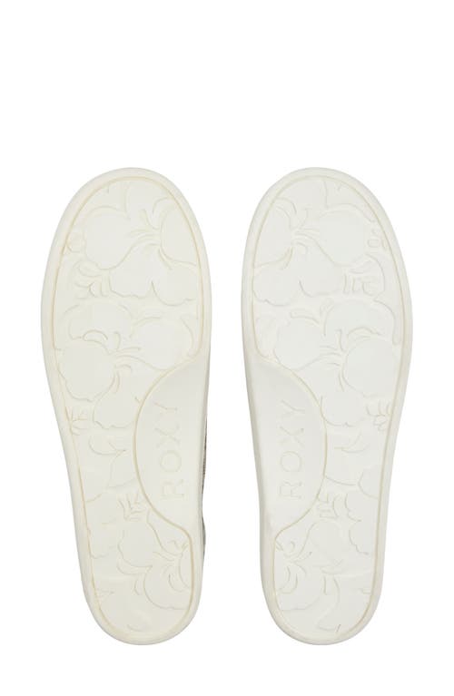 Roxy Bayshore Plus Womens Padded Insole Canvas Casual And Fashion Sneakers In Light Green