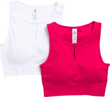 Yogalicious Sports Bra Pink Size M - $12 (29% Off Retail) - From