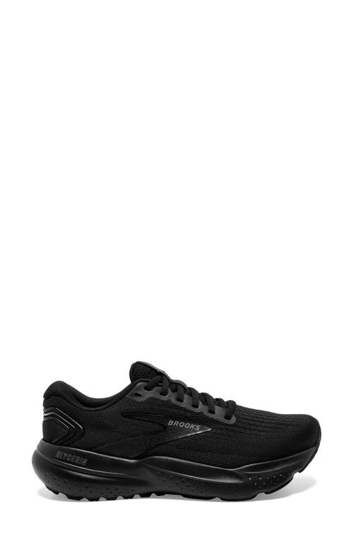 Shop Brooks Glycerin 21 Running Shoe In Black/black/ebony