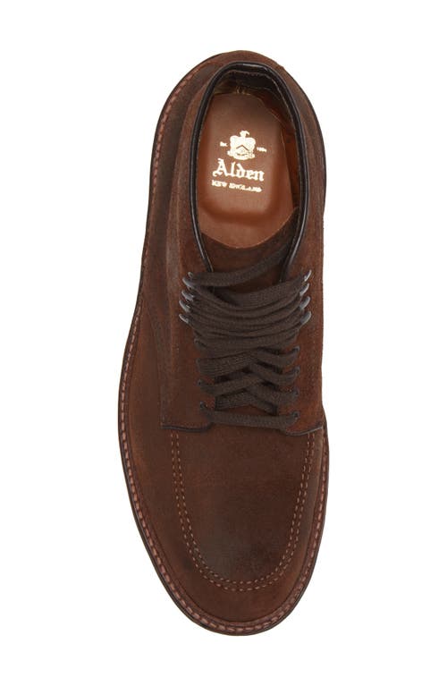 Alden Shoe Company Alden Indy Commando Water Resistant Boot In Reverse Tobacco