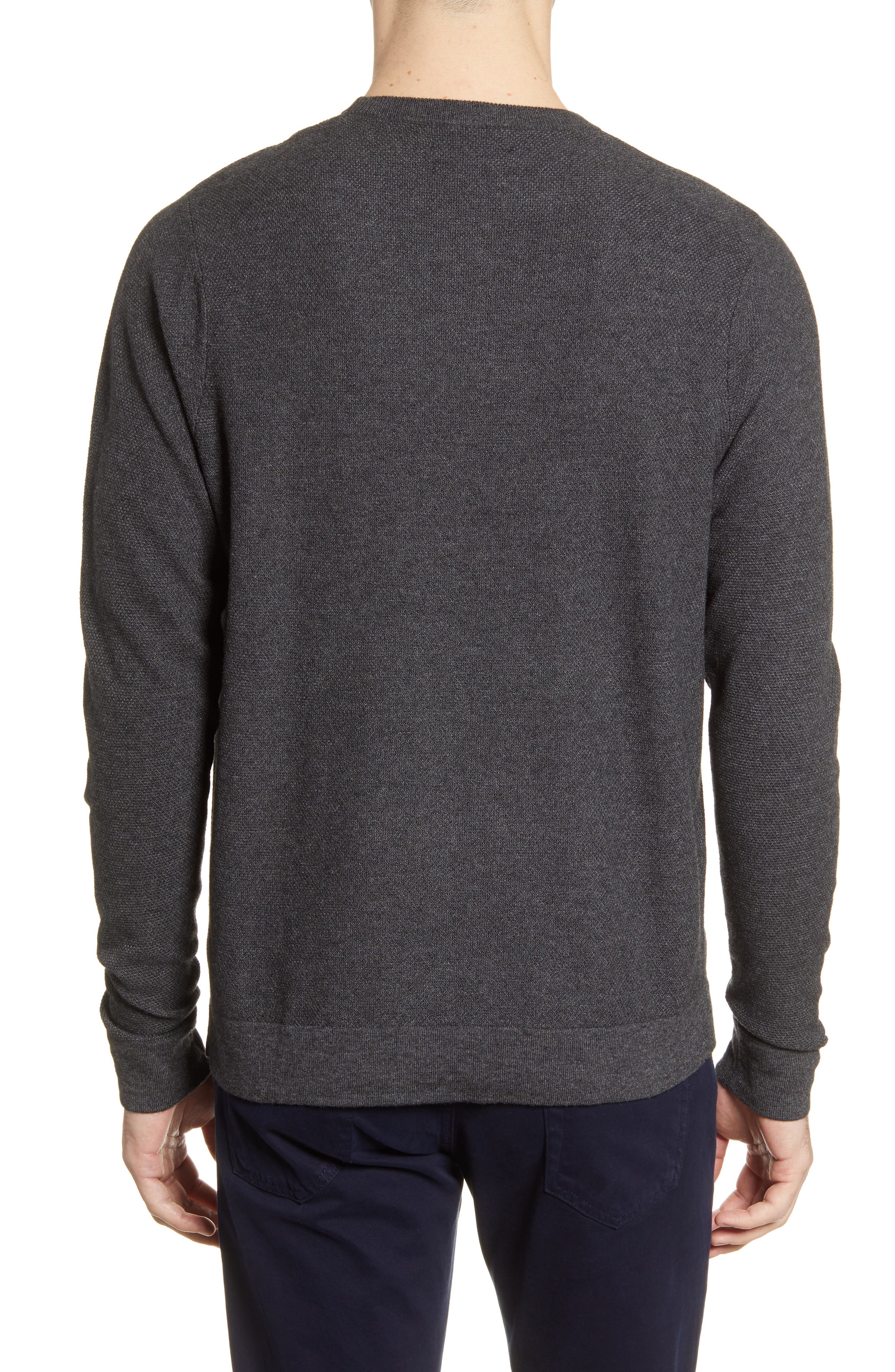 NORDSTROM MEN'S SHOP | Textured Crewneck Sweater | Nordstrom Rack