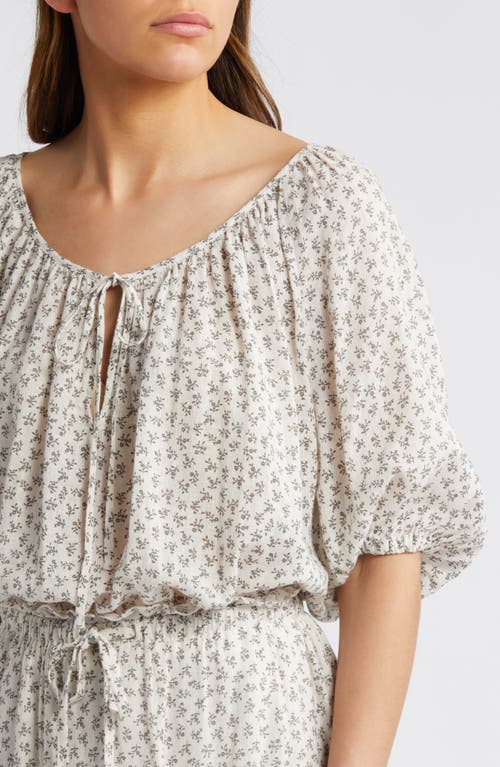 Shop Rails Kirstie Floral Linen Blend Top In Bella Floral