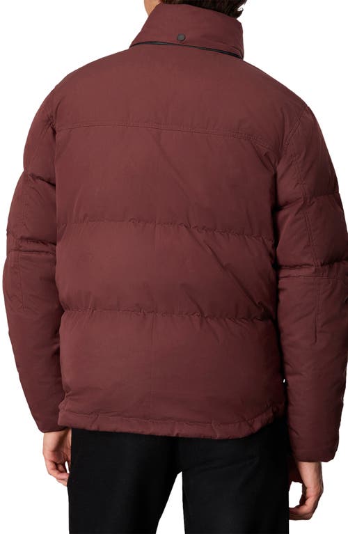 Rag & Bone Bubble Down Puffer Jacket In Mahogany