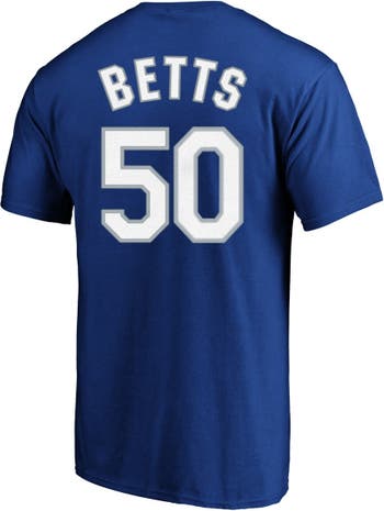 Youth Mookie Betts Royal Los Angeles Dodgers Player Logo Jersey