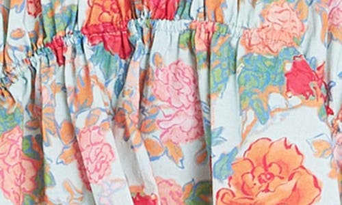 ENGLISH FACTORY ENGLISH FACTORY FLORAL SIDE CUTOUT MINIDRESS