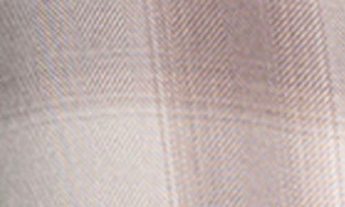 Thread & Supply Janet Plaid Flannel Button-up Shirt In Ivory Taupe Plaid
