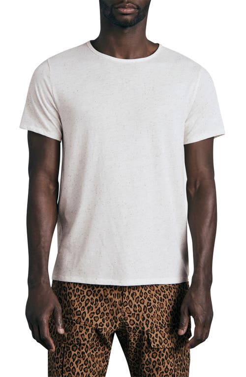 rag & bone Classic Nep Crewneck T-Shirt in Ivory