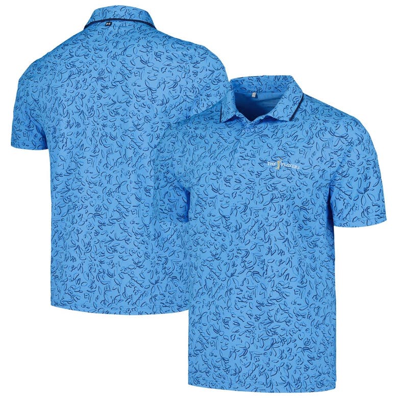 Under Armour Royal The Players Iso-chill Floral Polo