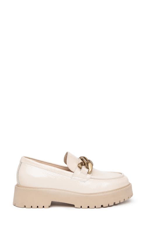 Nerogiardini Chain Platform Loafer In Beige