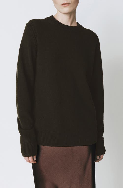 Shop Rue Sophie Villette Wool & Cashmere Sweater In Russet