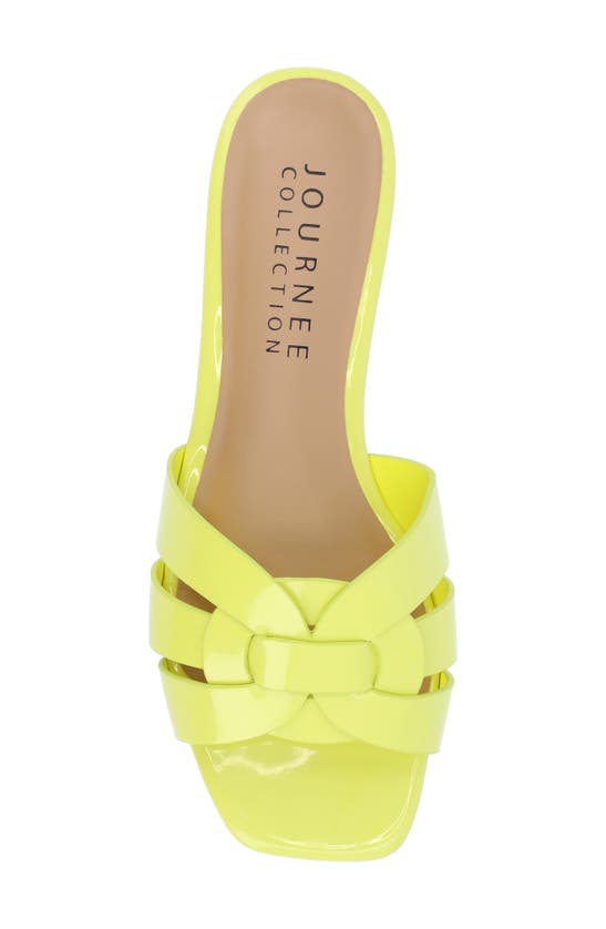 Journee Collection Journee Womens Arrina Wide Width Flat Sandals In Green
