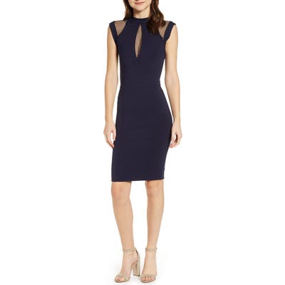 Sentimental Ny Galactica Body-Con Dress, Blue