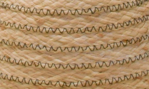 Gigi Burris Millinery Requiem Zigzag Packable Raffia Fedora In Beige/black