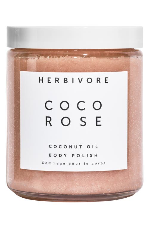 Herbivore Botanicals Coco Rose Coconut Oil Body Polish in None