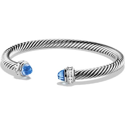 David Yurman Cable Classics Bracelet With Semiprecious Stones & Diamonds, 5mm