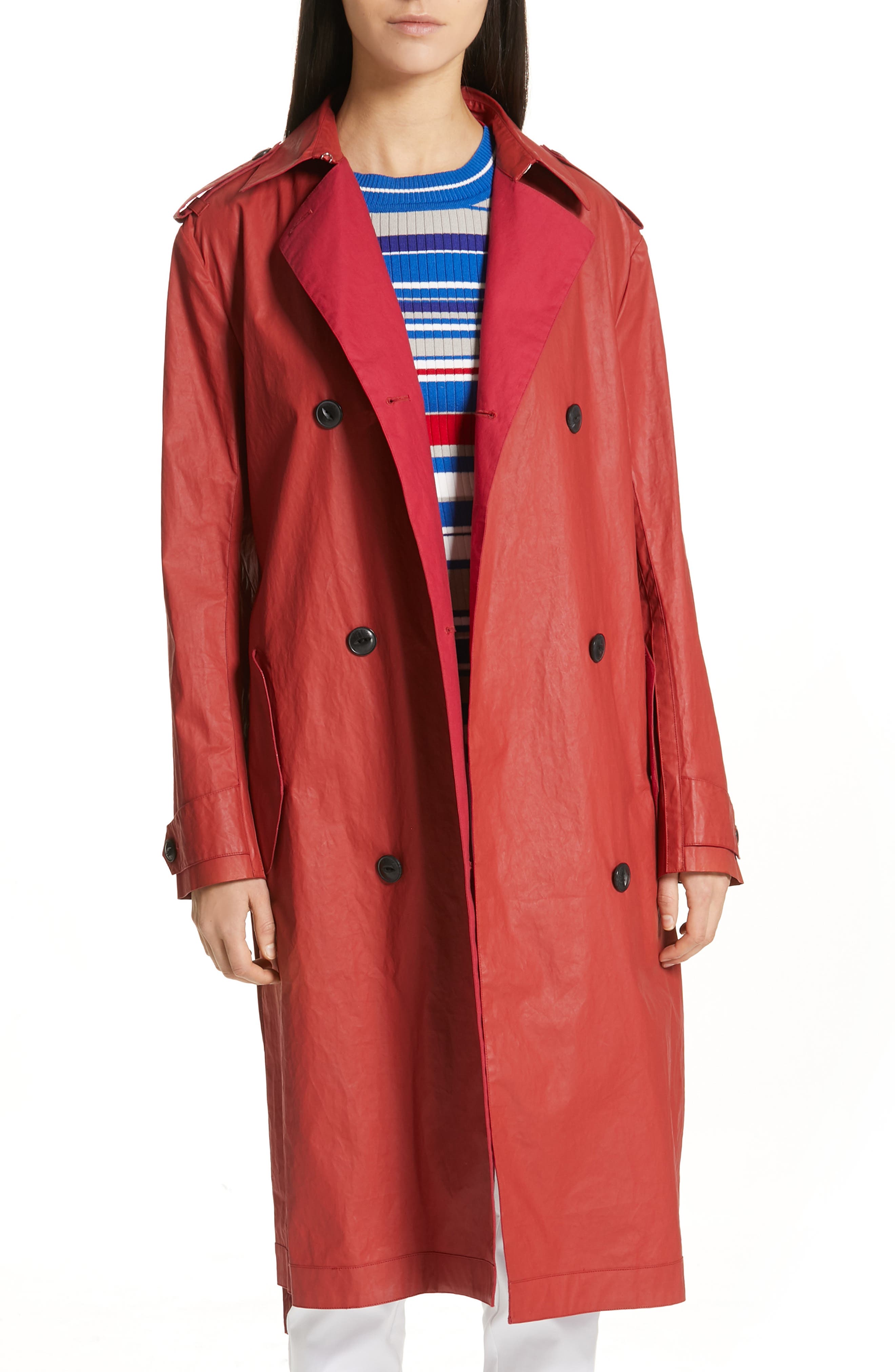 rag and bone red coat