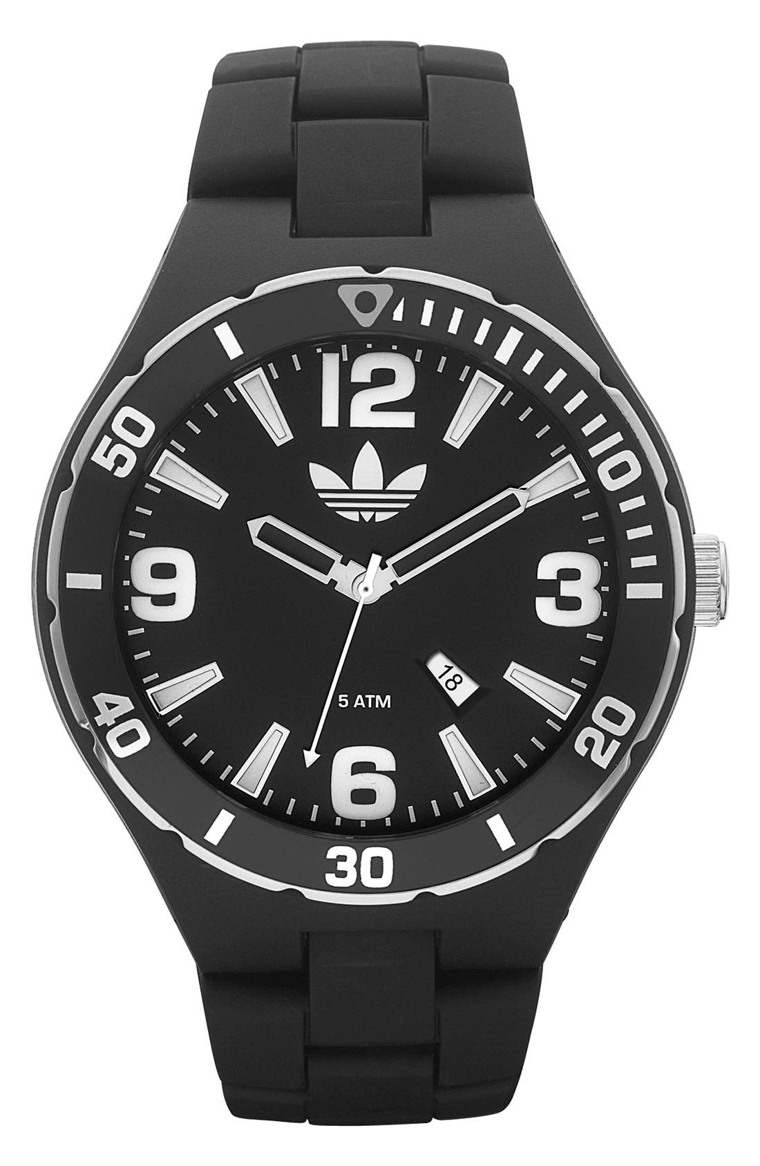 adidas Originals 'Melbourne' Round Resin Watch Nordstrom