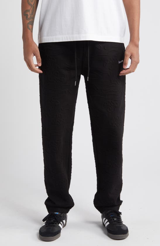 Shop Icecream Laced Knit Pants In Black