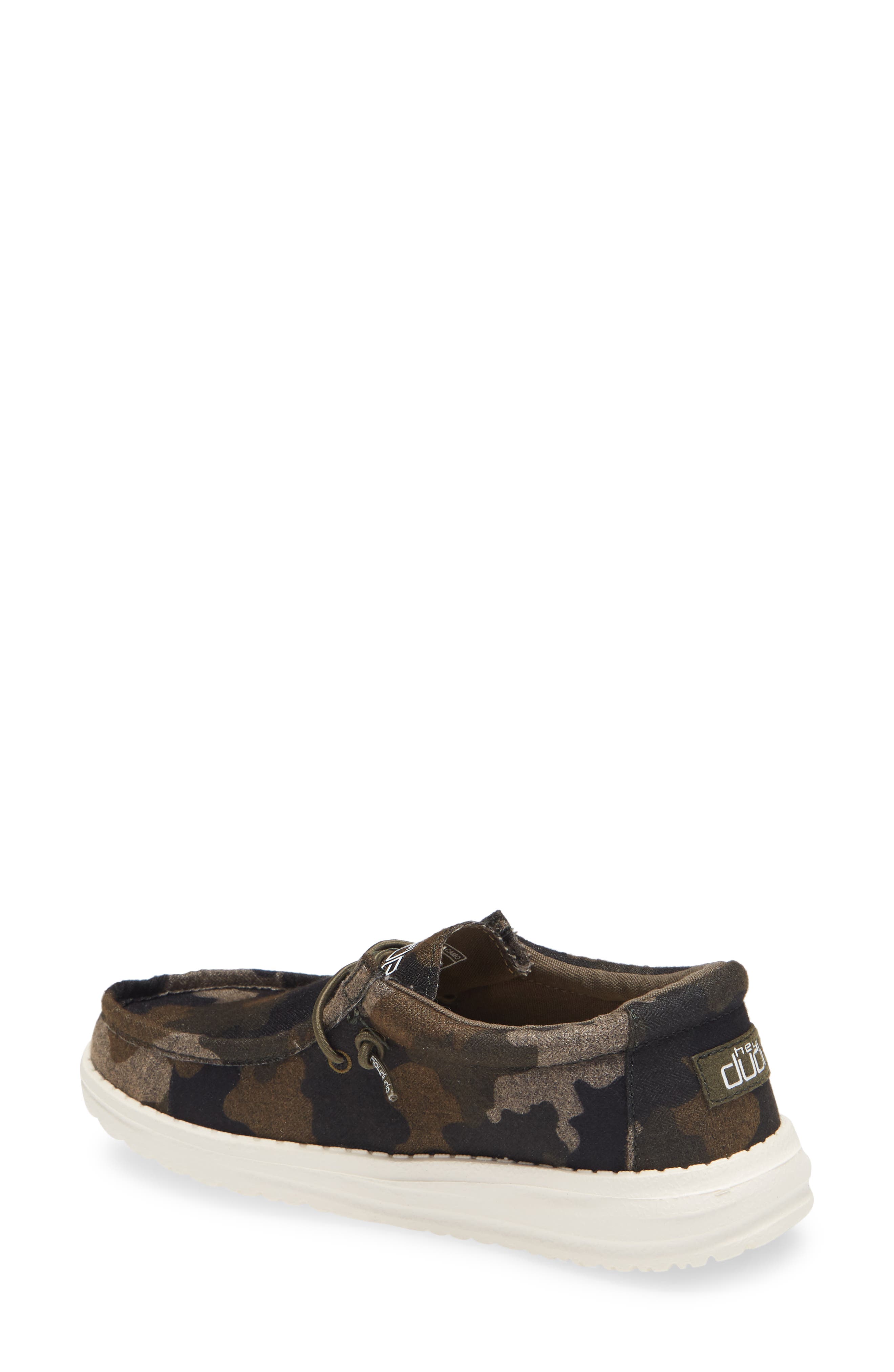 Hey Dude Wally Print Moc Toe Sneaker 