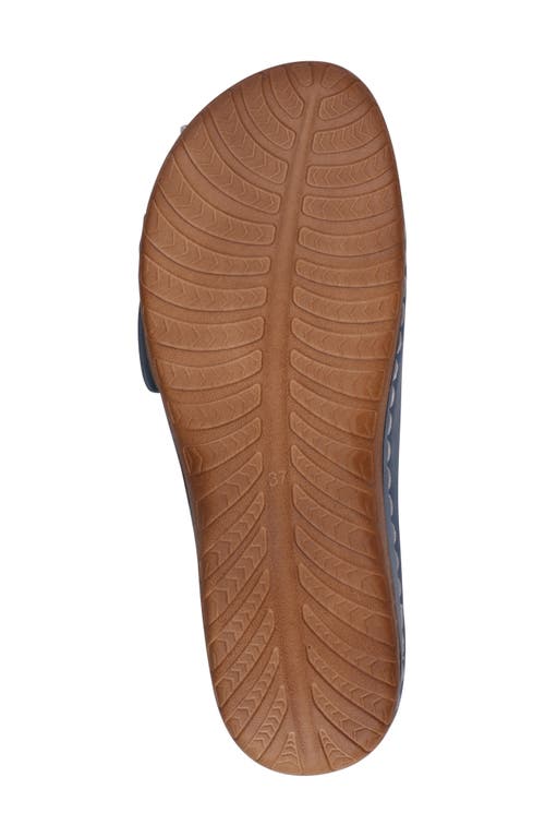 Good Choice New York Hamden Platform Slide Sandal In Royal Blue