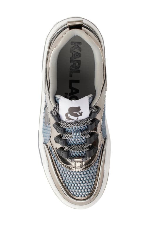 Karl Lagerfeld Paris Colden Sneaker In Pewter