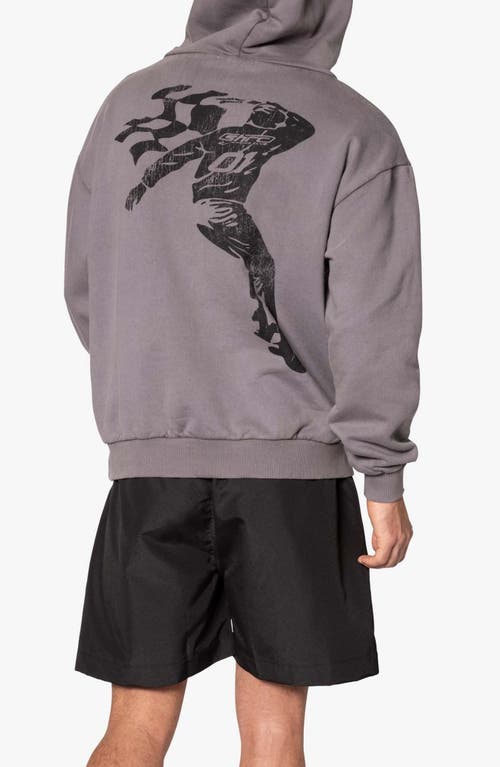 Mnml Shrc Winners Circle Hoodie In Grey