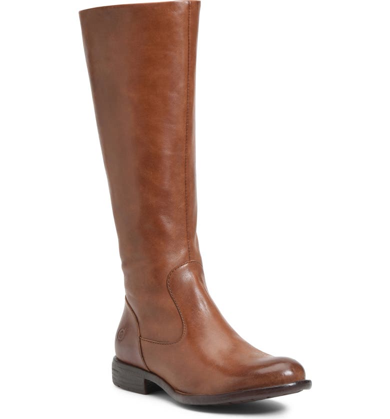 BØRN North Riding Boot, Main, color, BROWN LEATHER