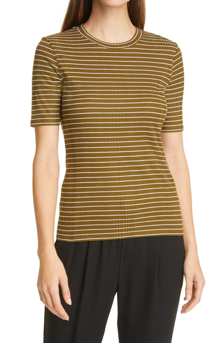 Vince Stripe Variegated Rib Top | Nordstromrack