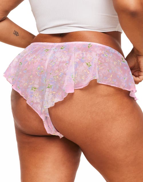 Adore Me Graciela Cheeky Panties In Floral Pink