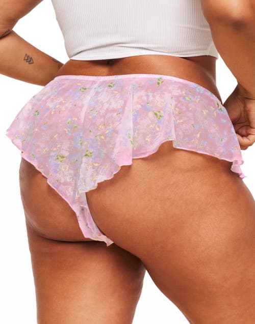 Shop Adore Me Graciela Cheeky Panties In Floral Pink