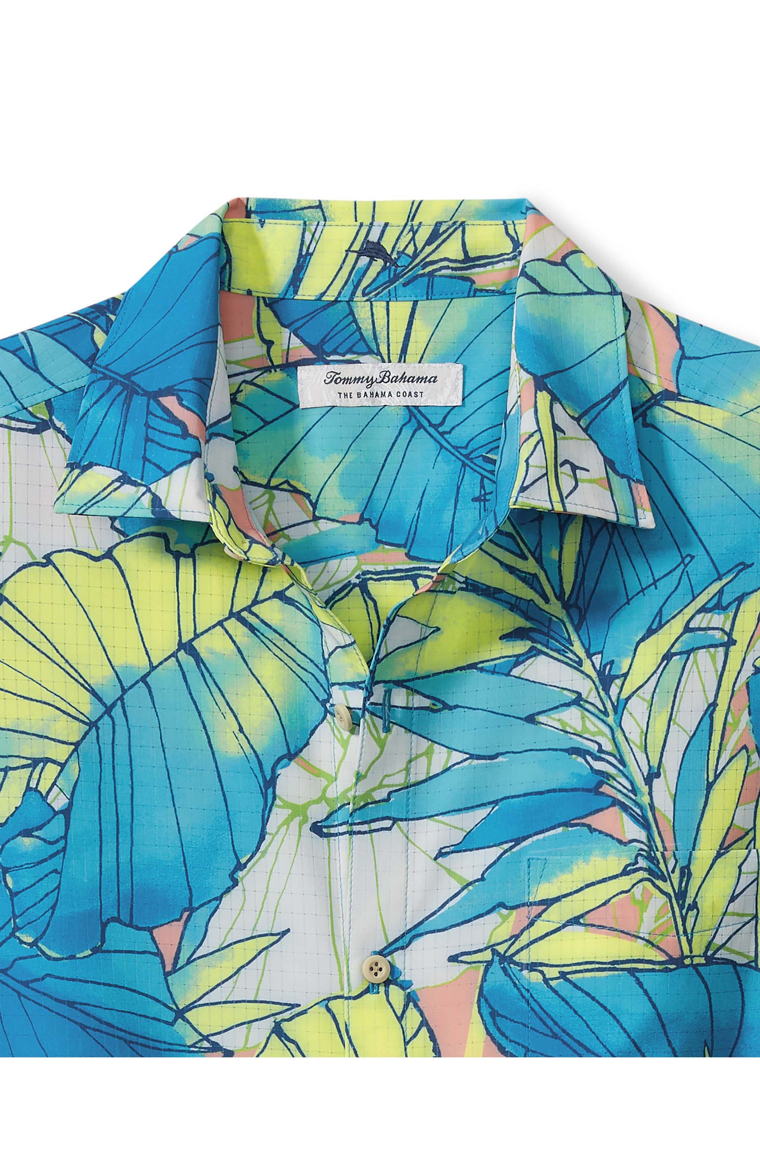 Tommy Bahama Coast Nuevo Fronds Short Sleeve Button-Up Shirt | Nordstrom