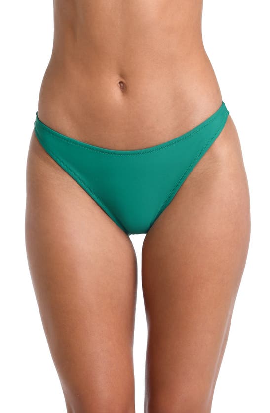 L Agence Jean Bikini Bottoms In Emerald