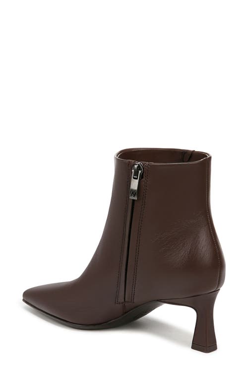 Naturalizer Deesha Kitten Heel Bootie In Chocolate Bar