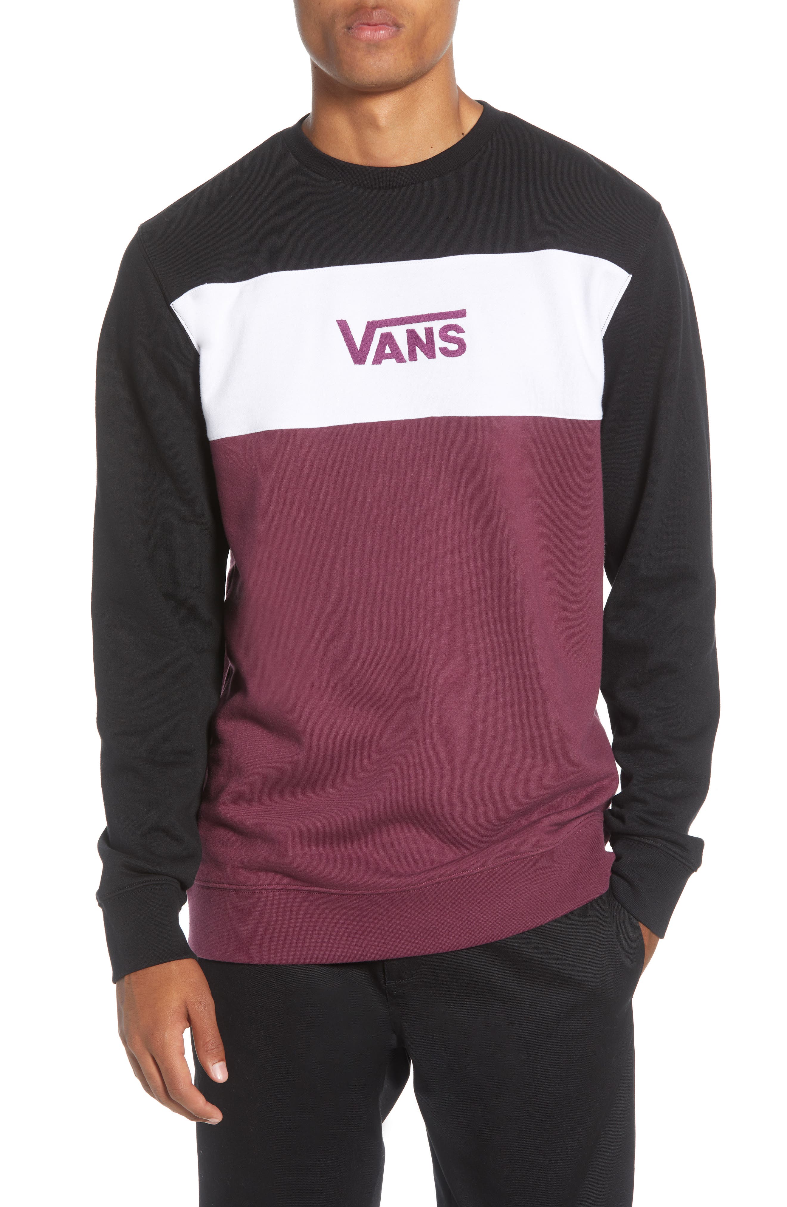 vans crew sweatshirt