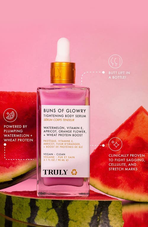 Truly Beauty Buns Of Glowry Tightening Body Serum In No Color