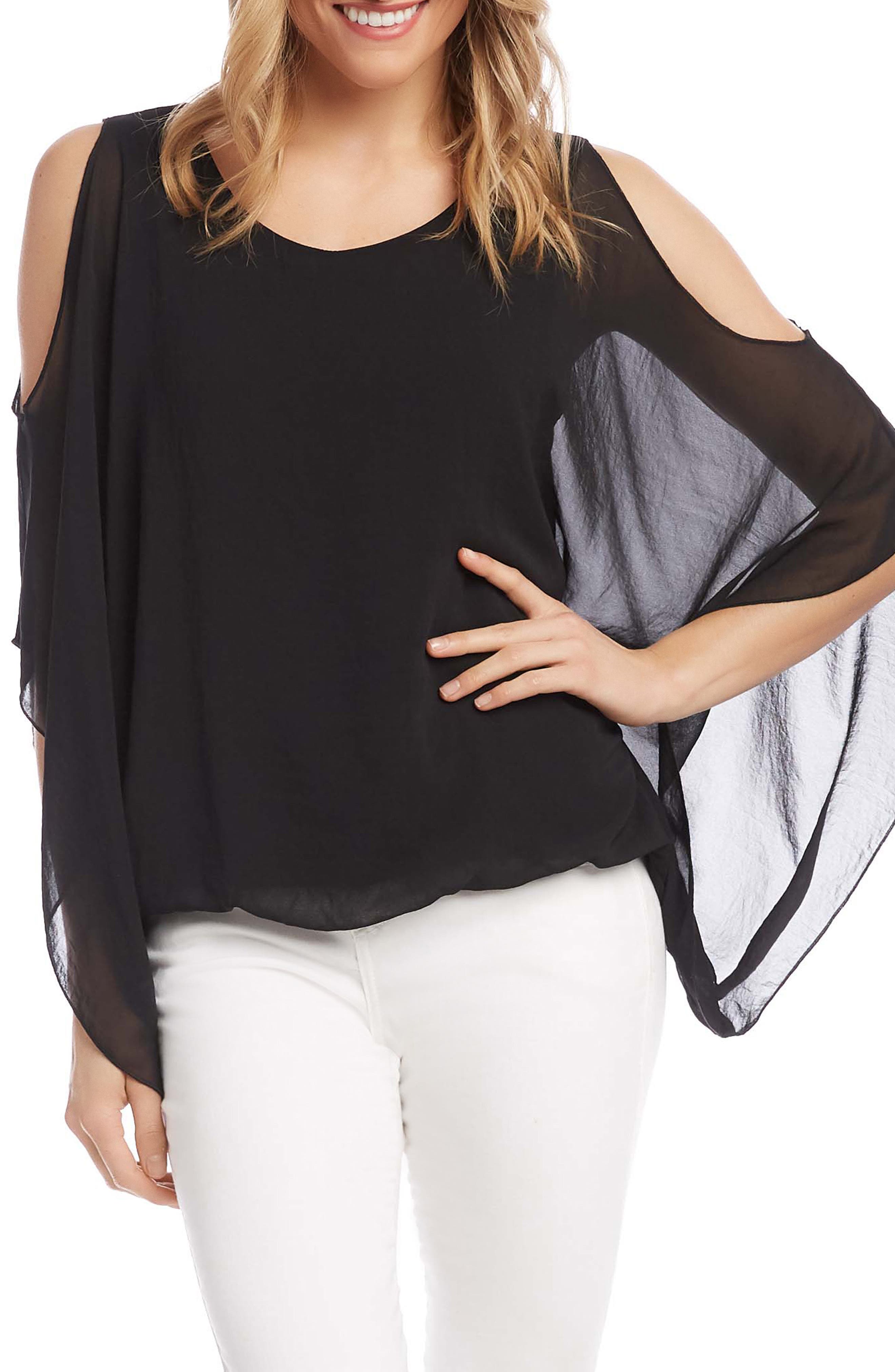 cold shoulder long tops