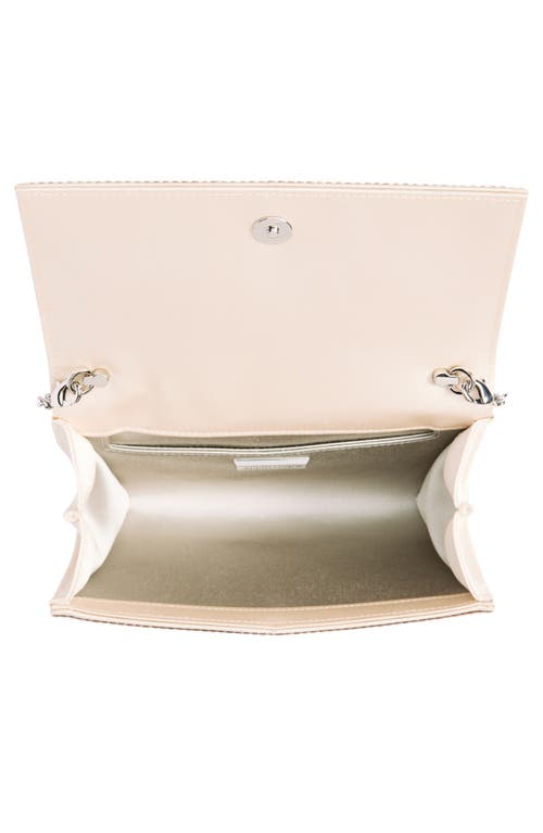 Shop Judith Leiber Couture Fizzy Beaded Clutch In Silver/golden/opal