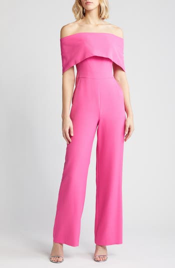 Vince camuto off the shoulder jumpsuit hotsell