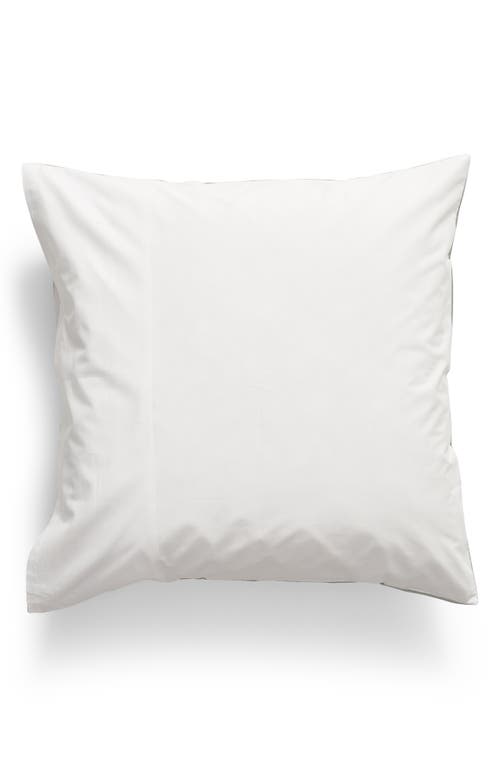 Shop Sferra Casida Euro Sham In White/seagreen