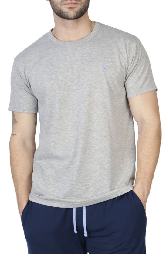 Shop Tailorbyrd Jersey Crewneck T-shirt In Grey Heather