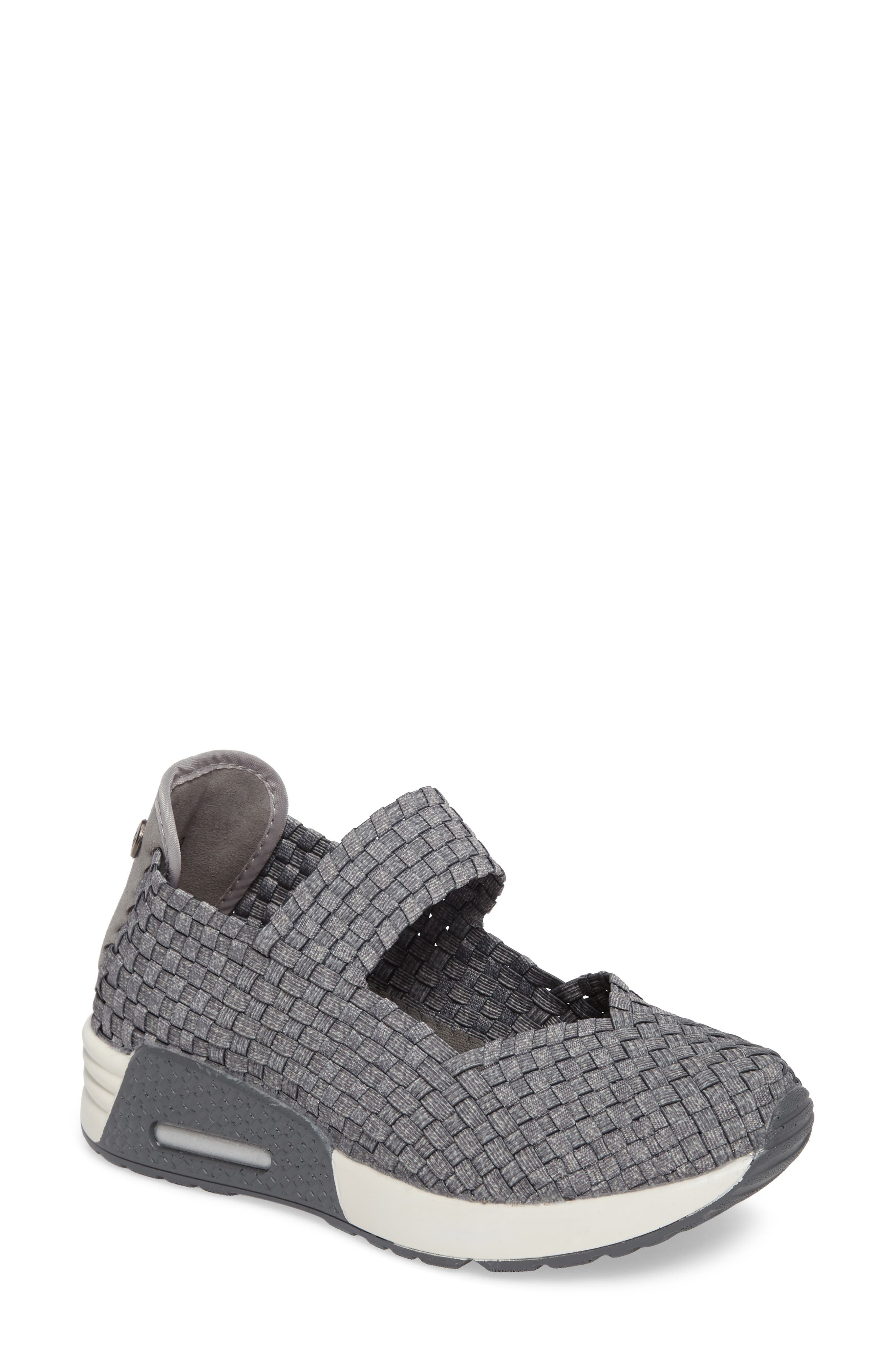 Bernie Mev. Best Charm Mary Jane Sneaker, Grey