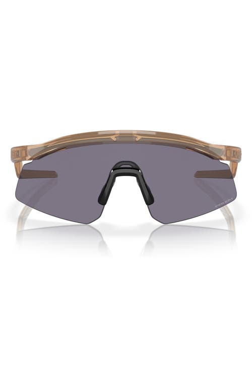 Oakley Hydra 37mm Prizm Semirimless Wrap Shield Sunglasses in Grey at Nordstrom